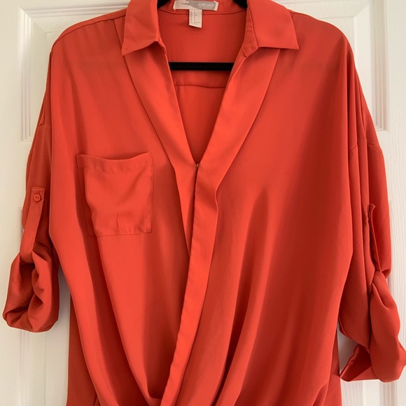Forever 21 Tops - Surplice Contemporary Top